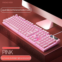 Pink Keyboard with backlight