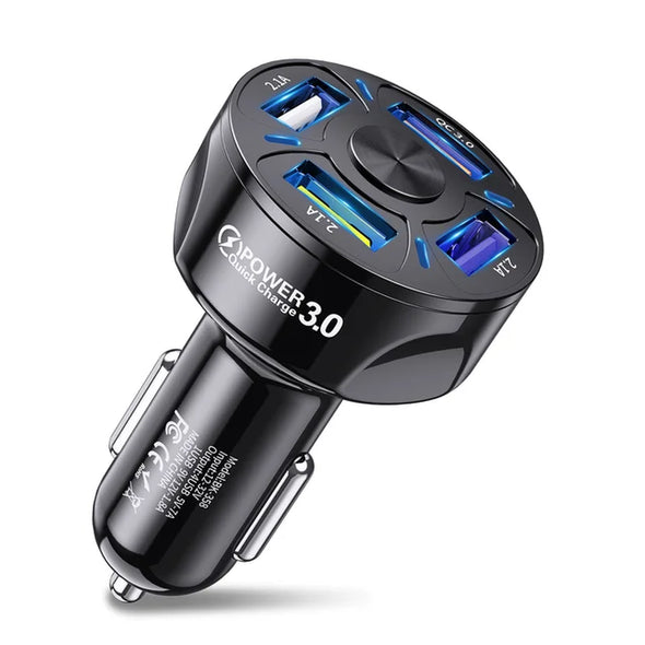 4-Ports USB Car Charger