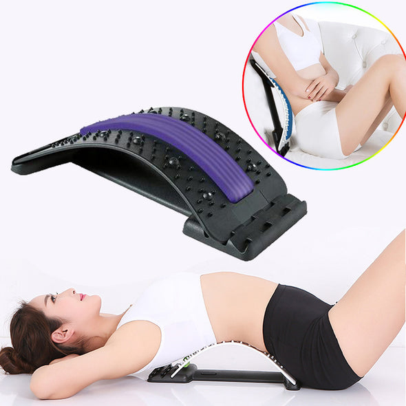 Multi-Level Adjustable Back Massager Stretcher 